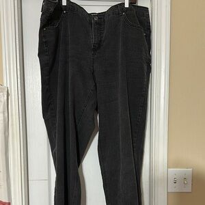 Just my size 26w. Black wash jeans